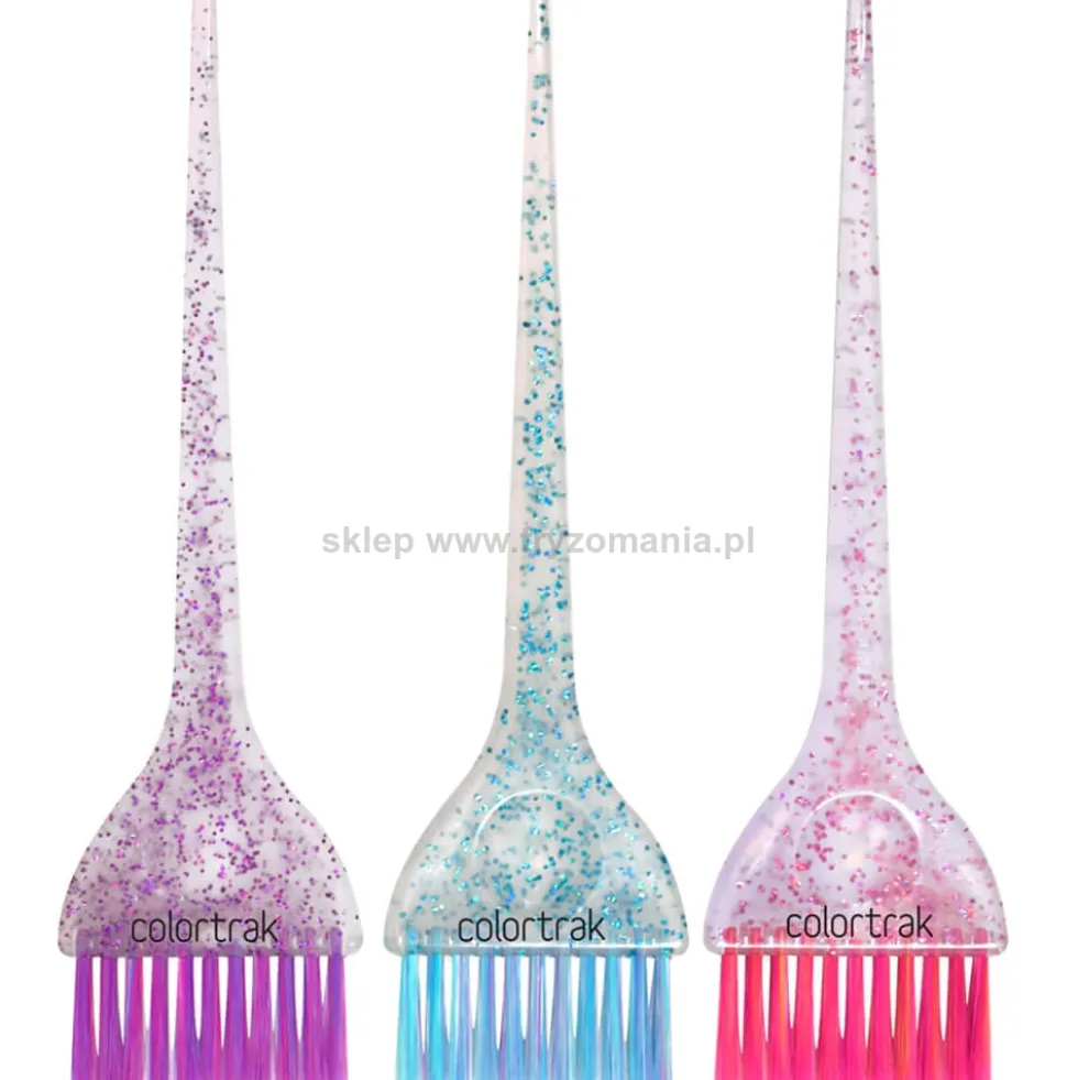 Colortrak Colours Pędzle do farbowania włosów 3szt.