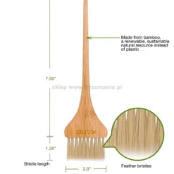 Colortrak Eco Bamboo Pędzle do farbowania włosów 2szt.