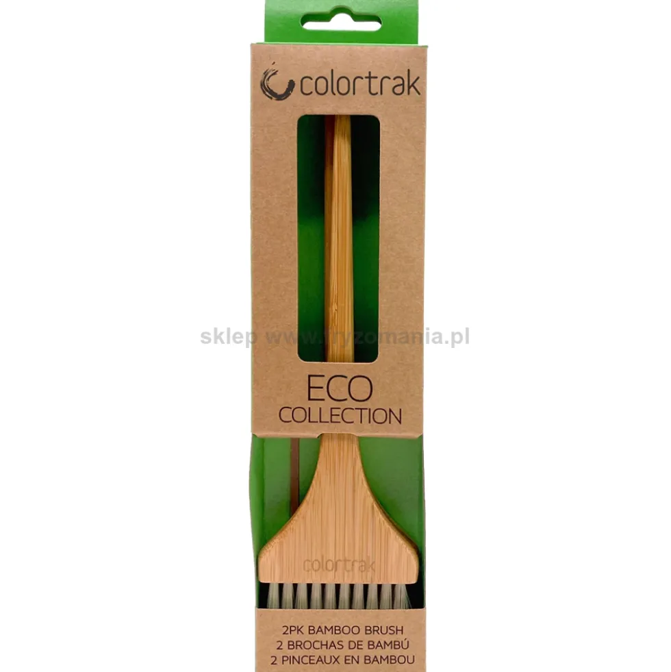 Colortrak Eco Bamboo Pędzle do farbowania włosów 2szt.