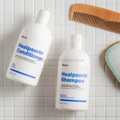 Dermz Healpsorin - zestaw na łuszczycę, ŁZS i podrażnioną skórę głowy szampon 500ml i odżywka 500ml