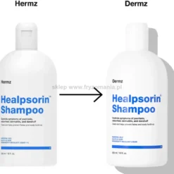 Dermz Healpsorin - zestaw na łuszczycę, ŁZS i podrażnioną skórę głowy szampon 500ml i odżywka 500ml