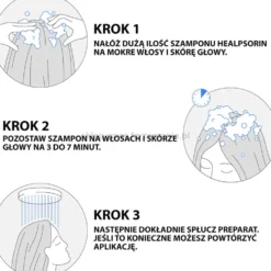 Dermz Healpsorin - zestaw na łuszczycę, ŁZS i podrażnioną skórę głowy szampon 500ml i odżywka 500ml
