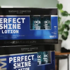 Diapason Perfect Shine Lotion, zabieg rozświetlający włosy 12x12ml