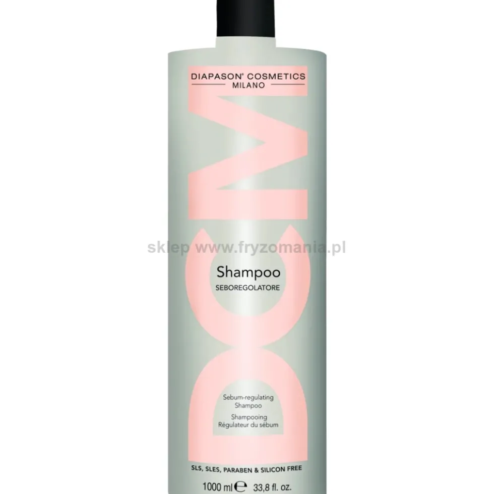 Diapason Seboregolatore Szampon do włosów przetłuszczających się 1000ml