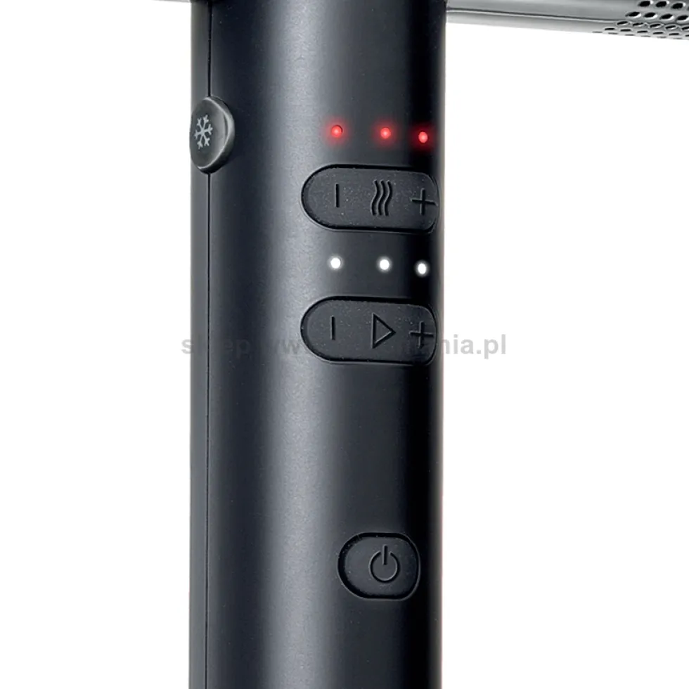 Diva Atmos Atom 2 Suszarka do włosów z dyfuzorem, czarna 2000W