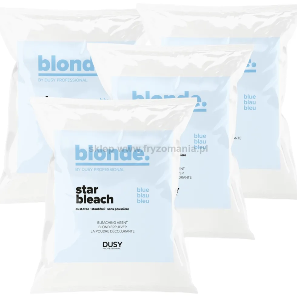 Dusy Professional Blonde Star Bleach Rozjaśniacz do włosów, uzupełnienie 4x500g