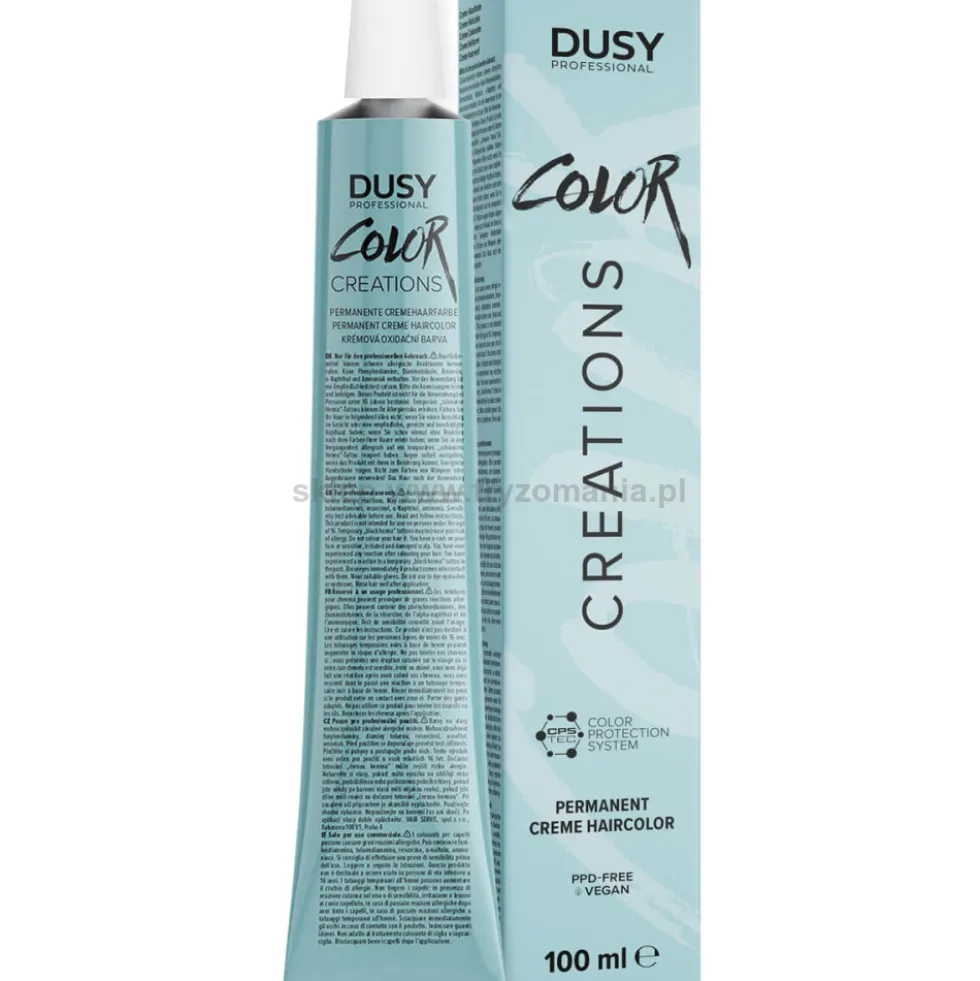 Dusy Professional Color Creations Trwała farba do włosów z systemem ochrony koloru 100ml