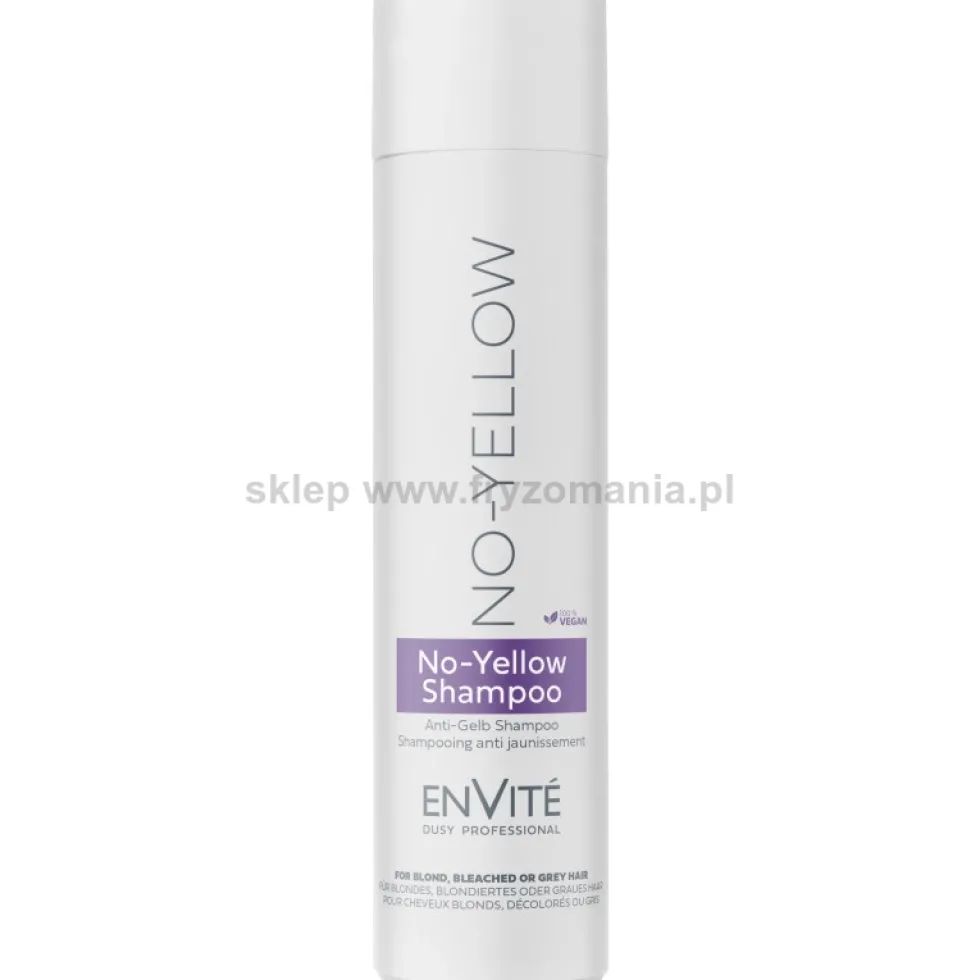 Dusy Professional Envite No Yellow Szampon neutralizujący żółty kolor włosów 250ml