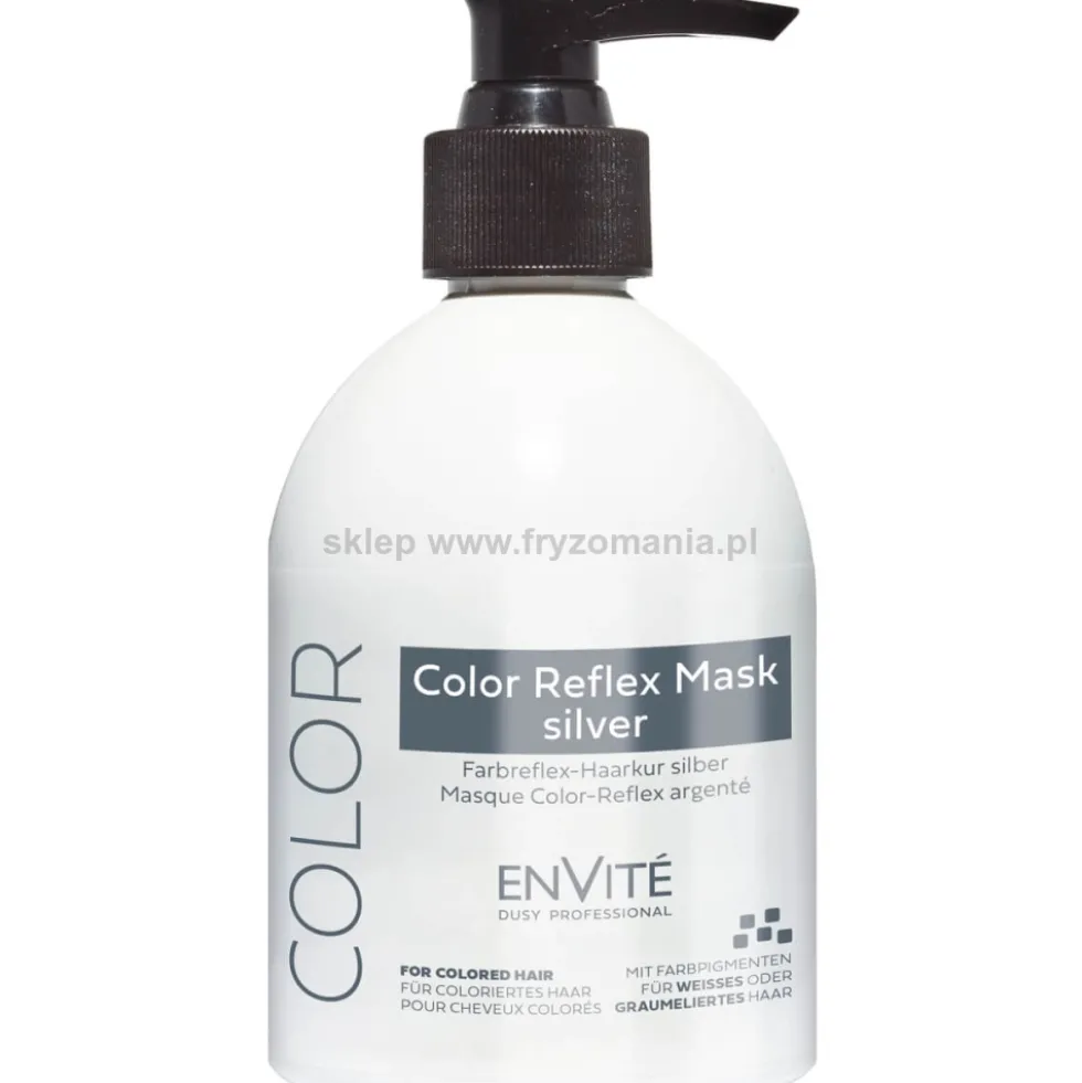 Dusy Professional Envite Silver Reflex Maska neutralizująca do siwych włosów 250ml