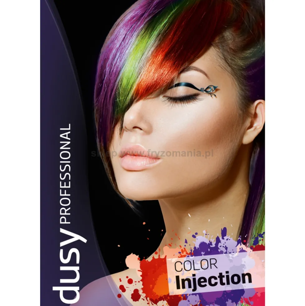 Dusy Professional Poster Color Injection Plakat do salonu fryzjerskiego 70x100cm
