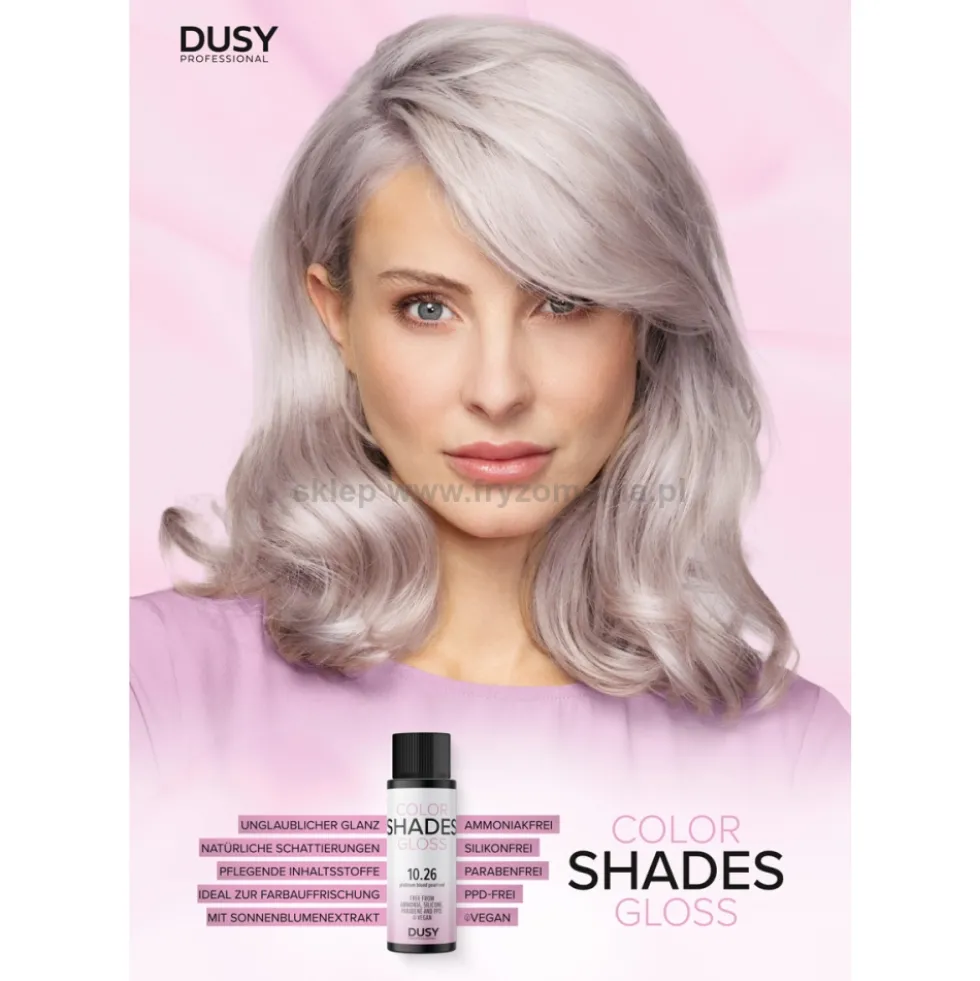 Dusy Professional Poster Color Shades Plakat do salonu fryzjerskiego 70x100cm