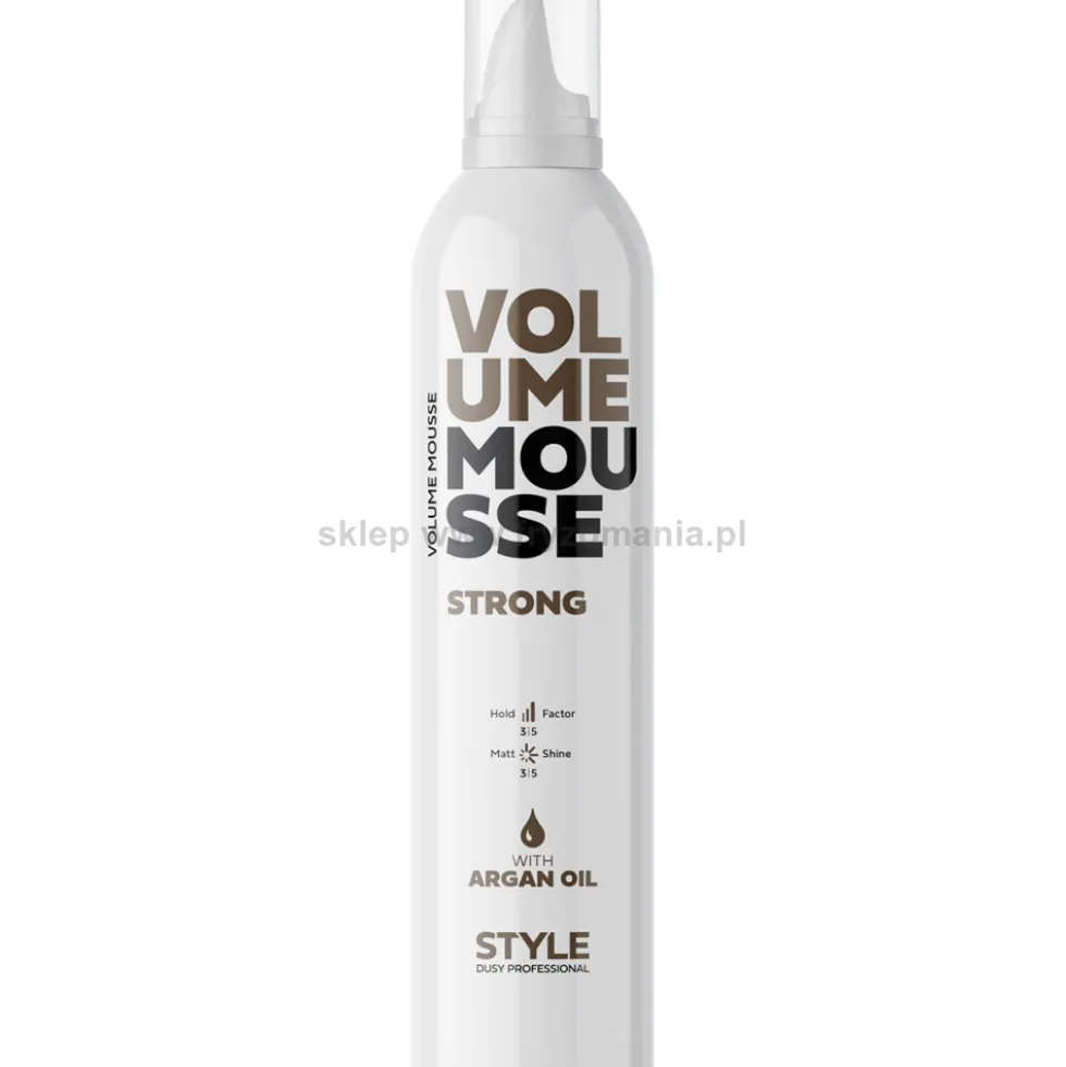 Dusy Professional Style Volume Mousse Strong Pianka do włosów z olejkiem arganowym mocna 400ml