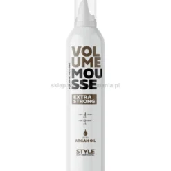 Dusy Professional Volume Mousse Extra Strong Pianka do włosów z olejkiem arganowym, bardzo mocna 400ml