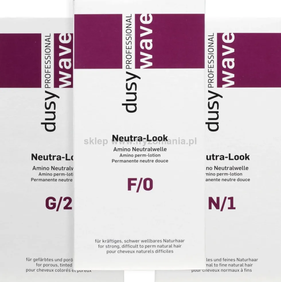 Dusy Professional Wave Neutra Look F0 / N1 / G2 Zestaw do trwałej ondulacji 80ml + 100ml