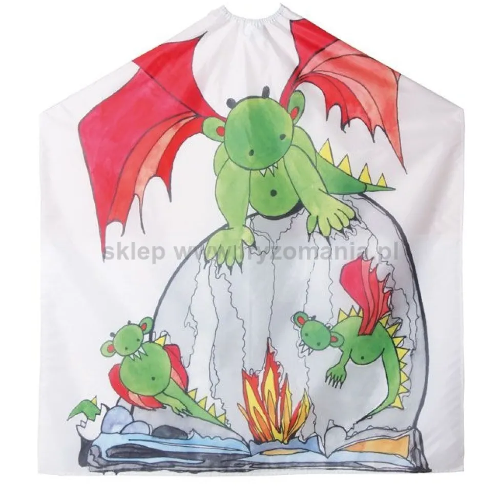 Efalock FIRE DRAGON dziecięca peleryna fryzjerska