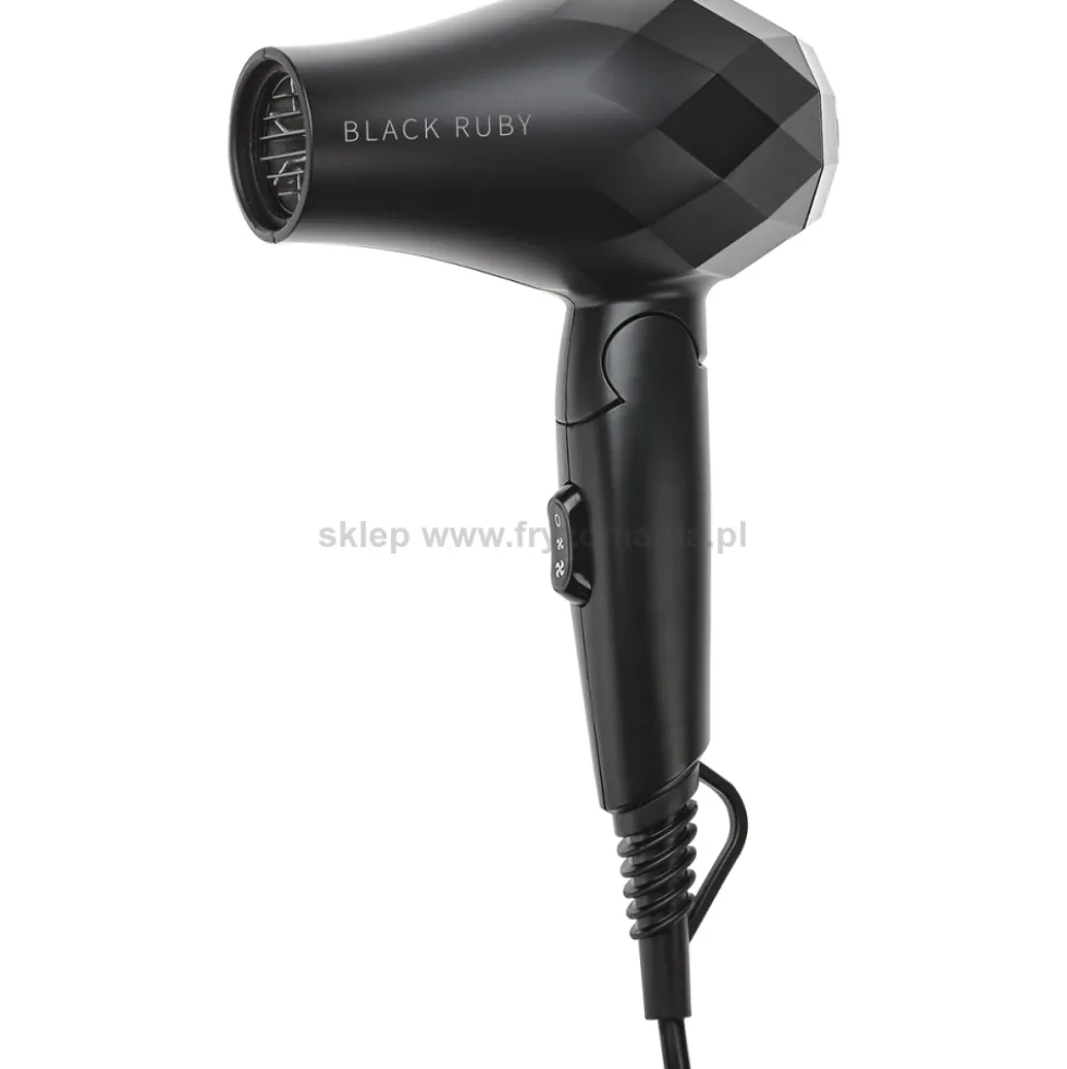 Efalock Professional Black Ruby Mini suszarka do włosów, składana 1000W