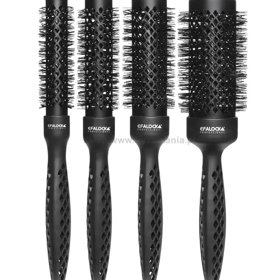 Efalock Professional Carbon Brush Szczotka do modelowania włosów, różne rozmiary 19-43mm