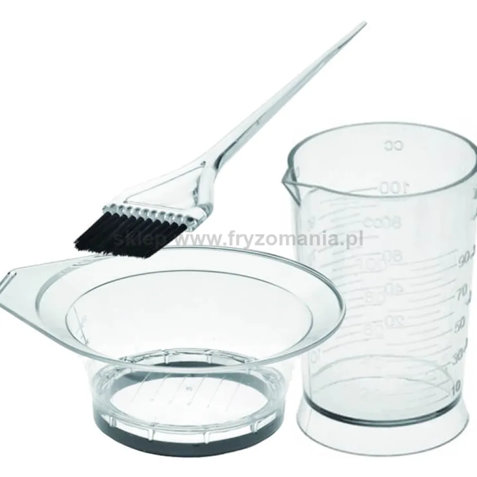 Efalock Professional Color Set Zestaw do farbowania włosów: pędzel, miseczka i miarka