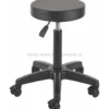 Efalock Professional Cut Taboret, hoker fryzjerski czarny, rozmiar M