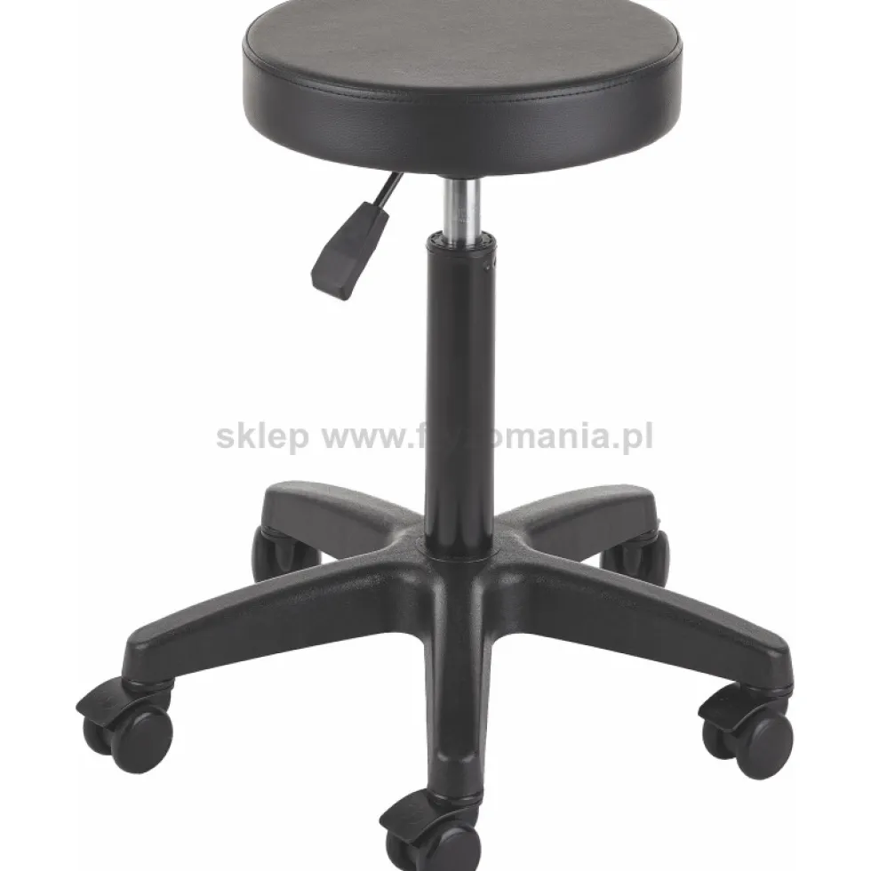Efalock Professional Cut Taboret, hoker fryzjerski czarny, rozmiar M