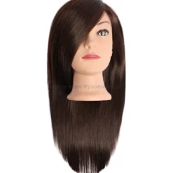 Efalock Professional Dina Główka fryzjerska 35cm brąz, włosy mix naturalne i syntetyczne