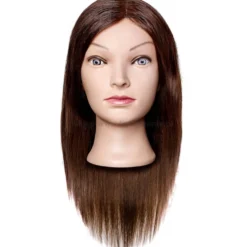 Efalock Professional Emilia Główka fryzjerska 35cm brąz, włosy mix naturalne i syntetyczne