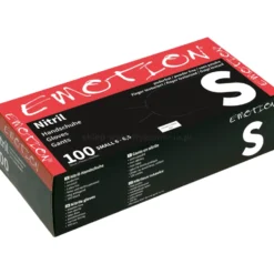 Efalock Professional Emotional Nitril Rękawiczki nitrylowe czarne, rozmiary S, M, L, XL 100szt.