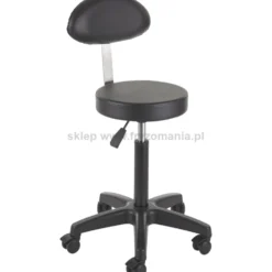 Efalock Professional Fade Taboret, hoker fryzjerski czarny, rozmiar L