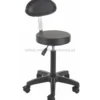 Efalock Professional Fade Taboret, hoker fryzjerski czarny, rozmiar M