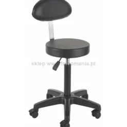 Efalock Professional Fade Taboret, hoker fryzjerski czarny, rozmiar M