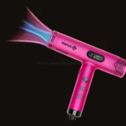 Efalock Professional Fantasya Pink Pulse Lekka suszarka 350g, z nakładkami do loków Aircurl, dyfuzorem i koncentratorami, z jonizacją 1800W (Limited Edition)