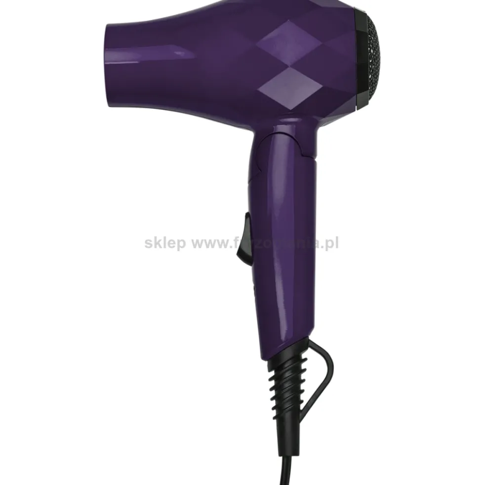 Efalock Professional Fresh Purple Mini suszarka do włosów, składana 1000W