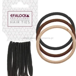 Efalock Professional Hair Ties Strong Gumki do włosów mocne 55mm, różne kolory 10szt.