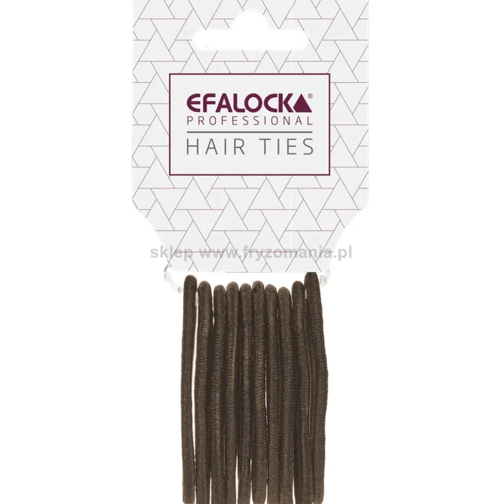 Efalock Professional Hair Ties Standard Gumki do włosów 50mm, różne kolory 10szt.