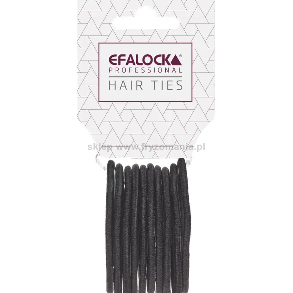 Efalock Professional Hair Ties Standard Gumki do włosów 50mm, różne kolory 10szt.