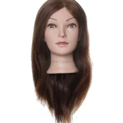 Efalock Professional Hanna Główka fryzjerska 40-45cm brąz, 100% włosy naturalne