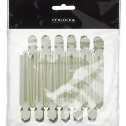 Efalock Professional Klipsy fryzjerskie 9,5cm, różne kolory 12szt.