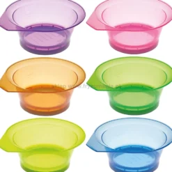 Efalock Professional Rainbowl Miseczki do farbowania włosów, zestaw 6 kolorów 250ml