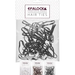 Efalock Professional Rasta Tie Thick Gumki do warkoczyków, różne kolory 100szt.