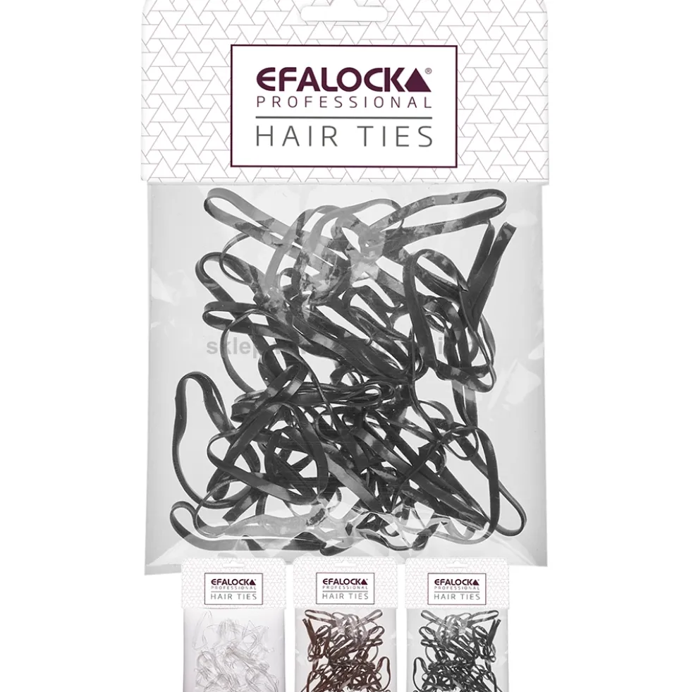 Efalock Professional Rasta Tie Thick Gumki do warkoczyków, różne kolory 100szt.