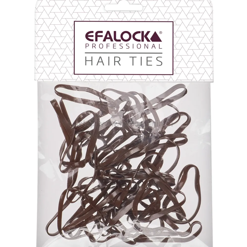 Efalock Professional Rasta Tie Thick Gumki do warkoczyków, różne kolory 100szt.