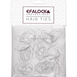 Efalock Professional Rasta Tie Thin Gumki do warkoczyków, różne kolory 100szt.