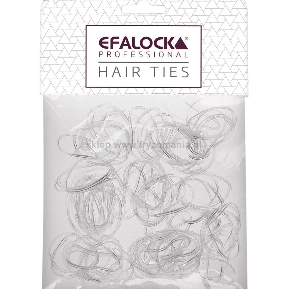 Efalock Professional Rasta Tie Thin Gumki do warkoczyków, różne kolory 100szt.