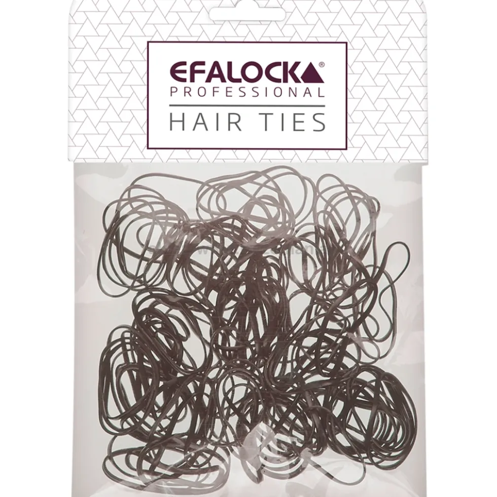 Efalock Professional Rasta Tie Thin Gumki do warkoczyków, różne kolory 100szt.