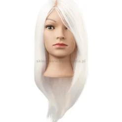 Efalock Professional Stella Główka fryzjerska 35cm biała, sierść zwierzęca