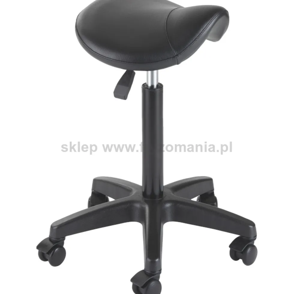 Efalock Professional Trim Taboret, hoker fryzjerski czarny, rozmiar L