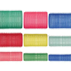 Efalock Professional Wałki do włosów na rzepy, rozmiary 13-48mm 12szt.