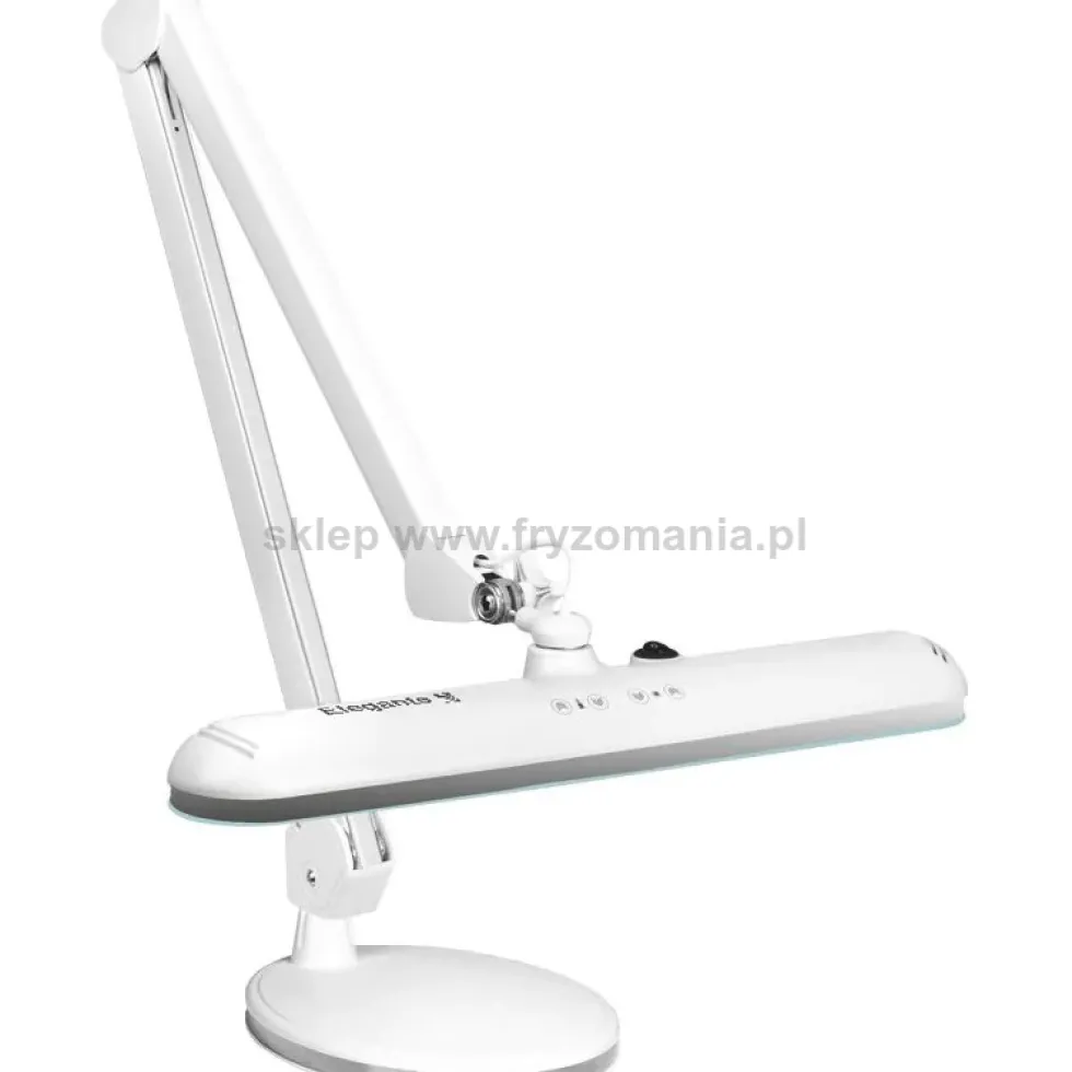 Elegante 801-tl Lampa warsztatowa z podstawką i ledami, regulowane natężenie i barwa światła