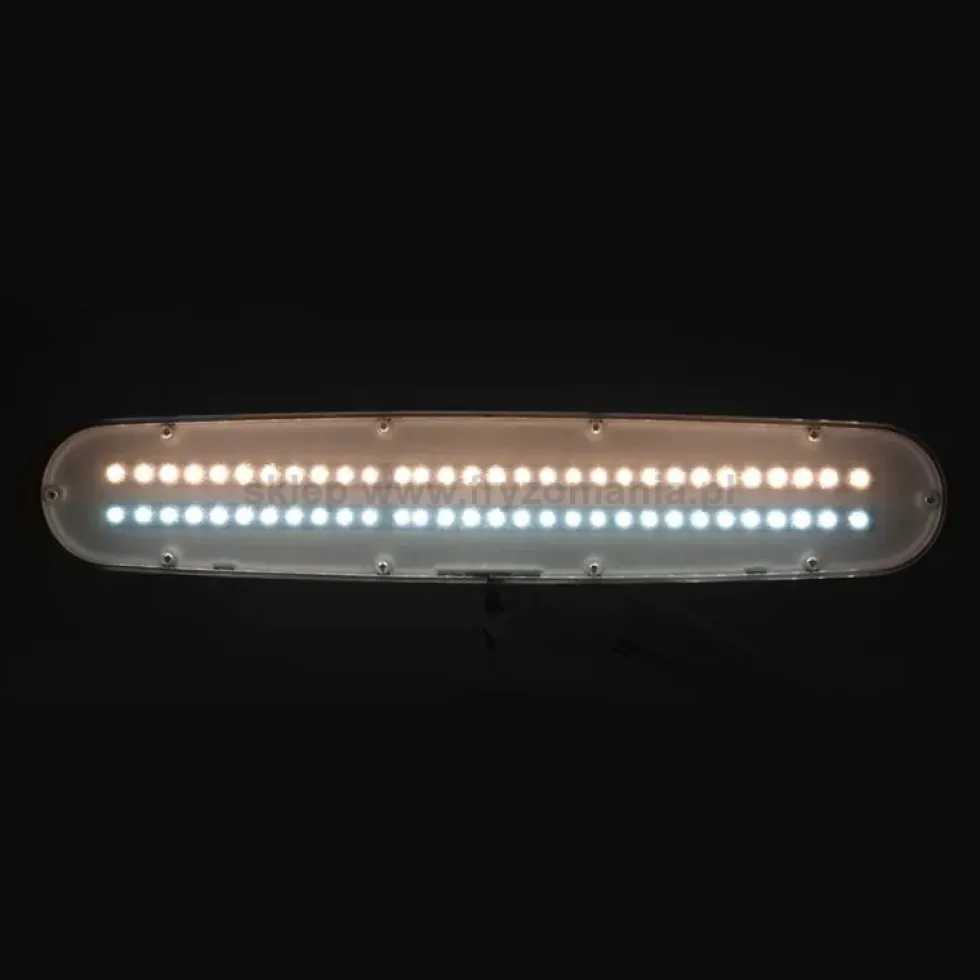 Elegante 801-tl Lampa warsztatowa z podstawką i ledami, regulowane natężenie i barwa światła