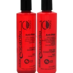 Encanto Do Brasil Anti-Fizz - zestaw po keratynowym prostowaniu włosów 2x236ml